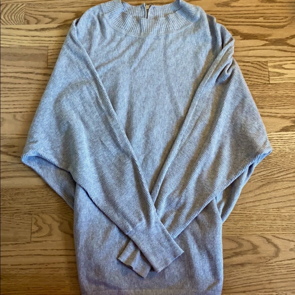 Light grey turtleneck sweater